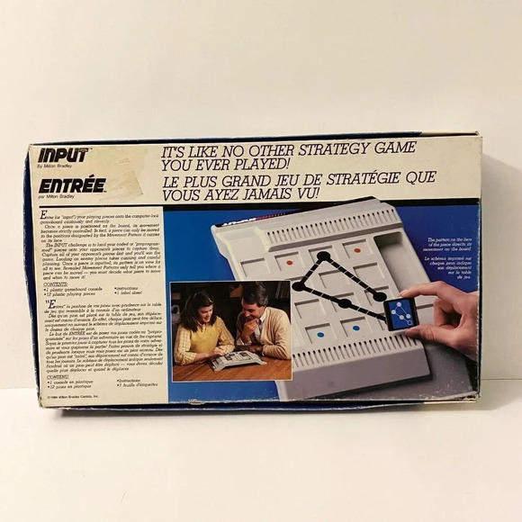 Vintage 1984 Input Milton Bradley Strategy Board Game Bilingual Complete - Picture 3 of 16